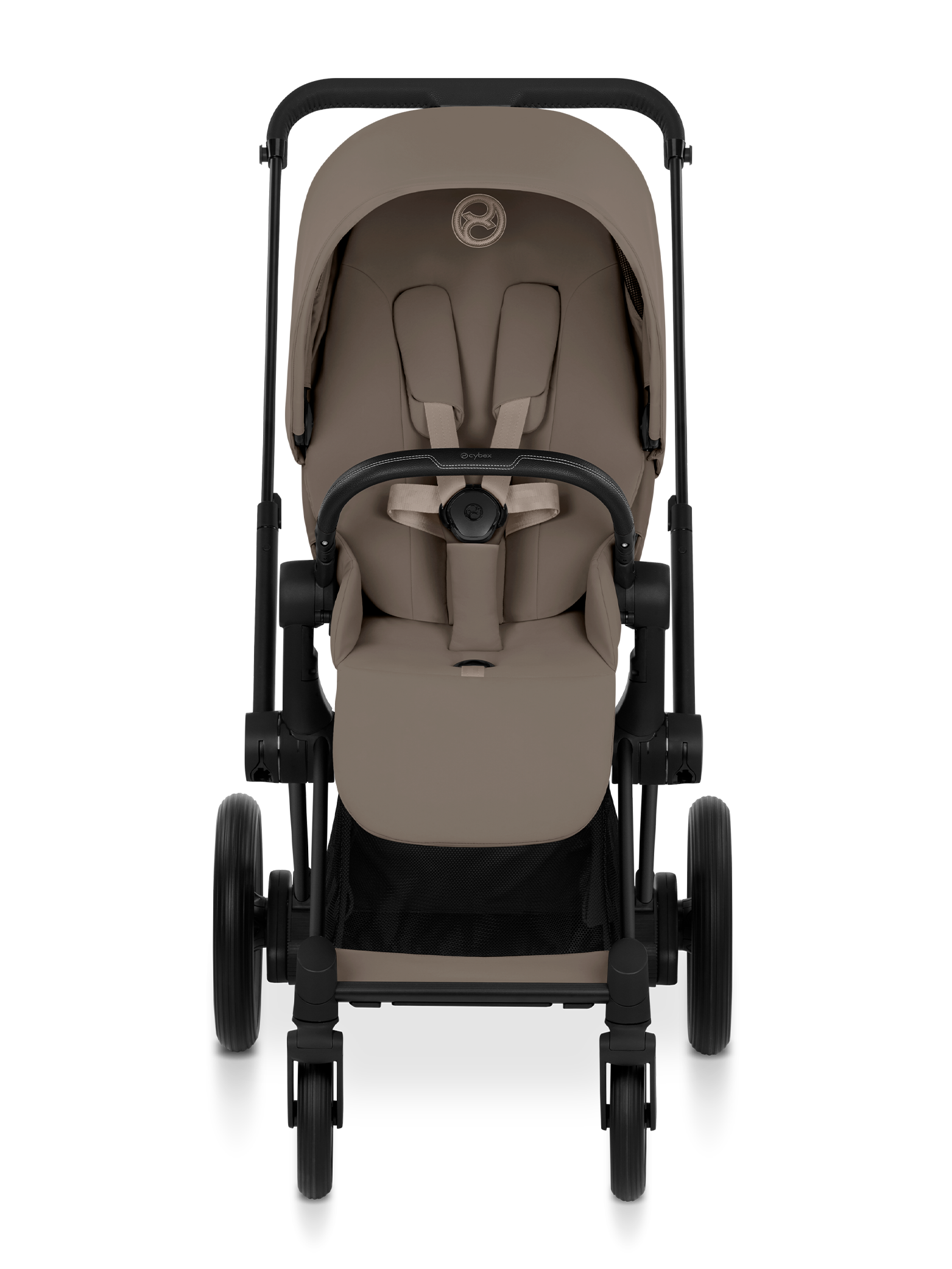 Cybex e-Priam inkl brettbar liggedel - Matt Black/Coconut Brown